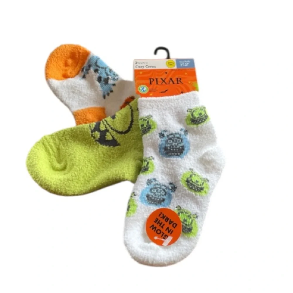 2T/3T Unisex Monster Inc Socks